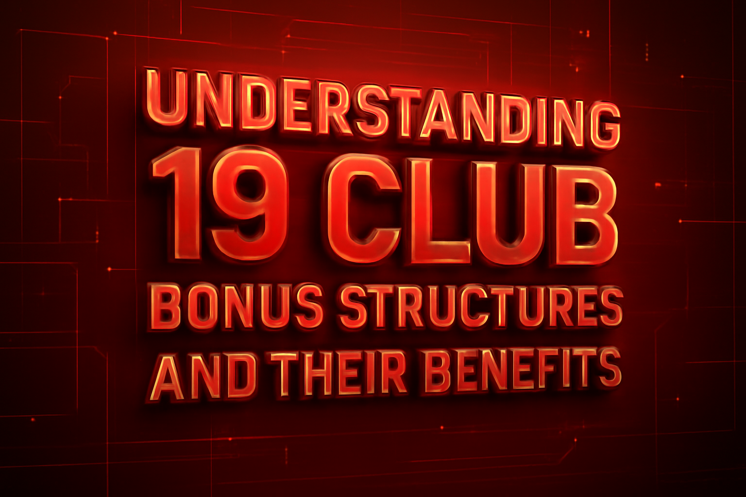 A conceptual image illustrating the 19 Club interface navigation, featuring clear text.