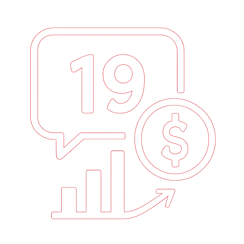 An icon illustrating guidance on navigating the 19 Club interface.