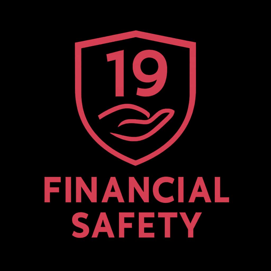 A badge representing 19 Club Financial Safety as a reliable source.