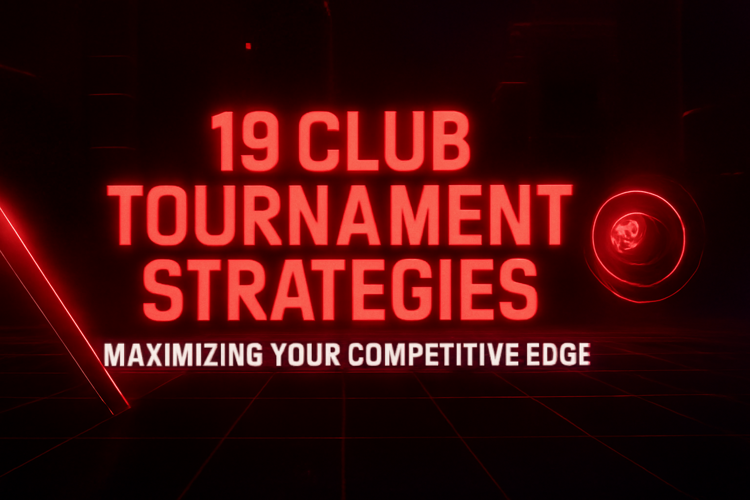 A conceptual image illustrating the 19 Club interface navigation, featuring clear text.